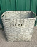 WOVEN CUBBY INSERT BASKET  --DEPOSIT ONLY TO HOLD SPOT