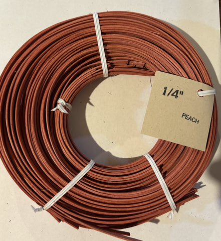 4 OZ. COIL - 1/4" FLAT FLAT - PEACH