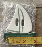 Sailboat Ceramic Tie-Ons