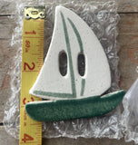 Sailboat Ceramic Tie-Ons