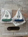 Sailboat Ceramic Tie-Ons