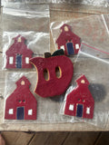 SCHOOL THEMED CERAMIC TIE-ON LOT