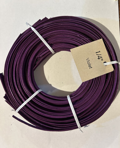 4 OZ COIL - 1/4" FLAT FLAT - VIOLET